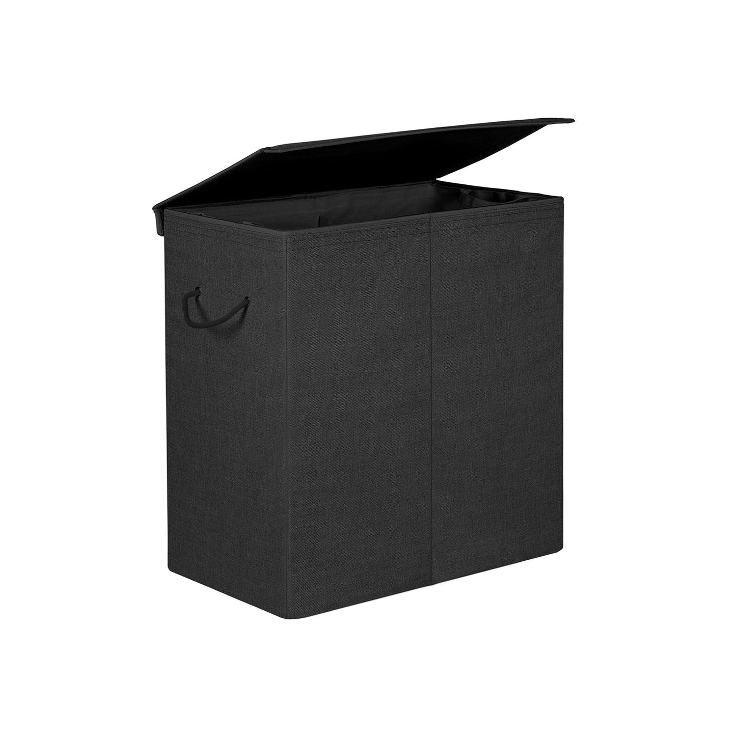 Cesto para roupa suja, 142 L, cesto para roupa suja em imitação de linho, arca para roupa suja, SONGMICS, 7