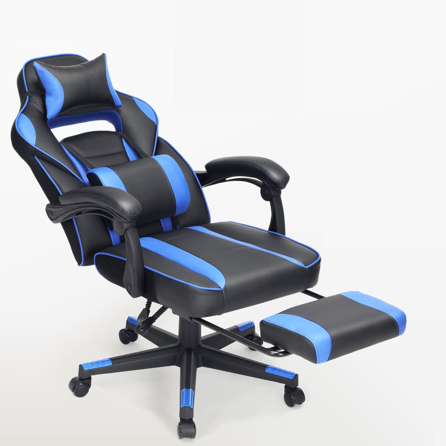 Cadeira para jogos, cadeira para home office, cadeiras para jogos, Preto Azul - SONGMICS 3