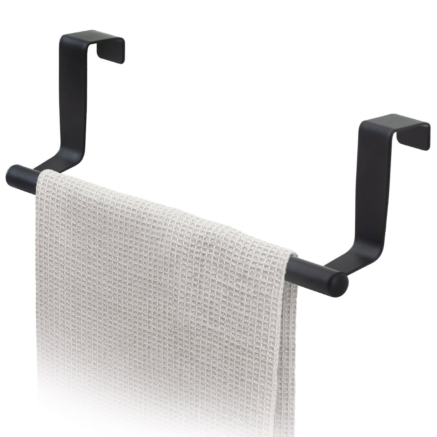 Gancho para porta, porta toalha, aço inoxidável escovado, Tatkraft Horizon Black, 1