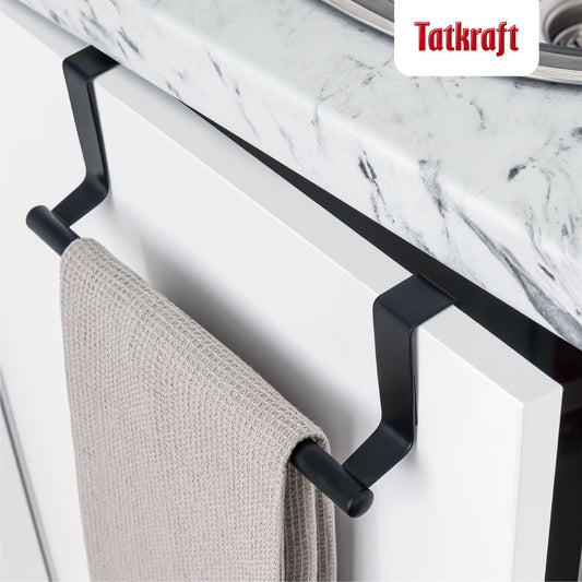 Gancho para porta, porta toalha, aço inoxidável escovado, Tatkraft Horizon Black, 2