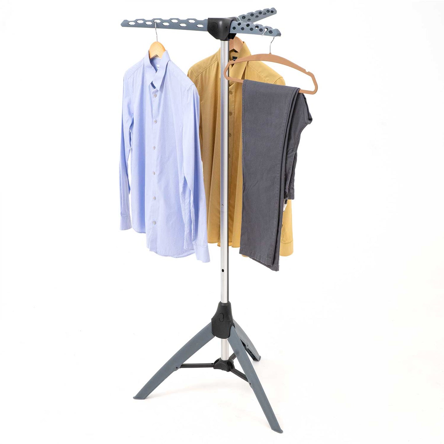 Torre de arejamento de roupas, arejador de roupas que economiza espaço para blusas e camisas, para 42 cabides, Tatkraft Pine, 2