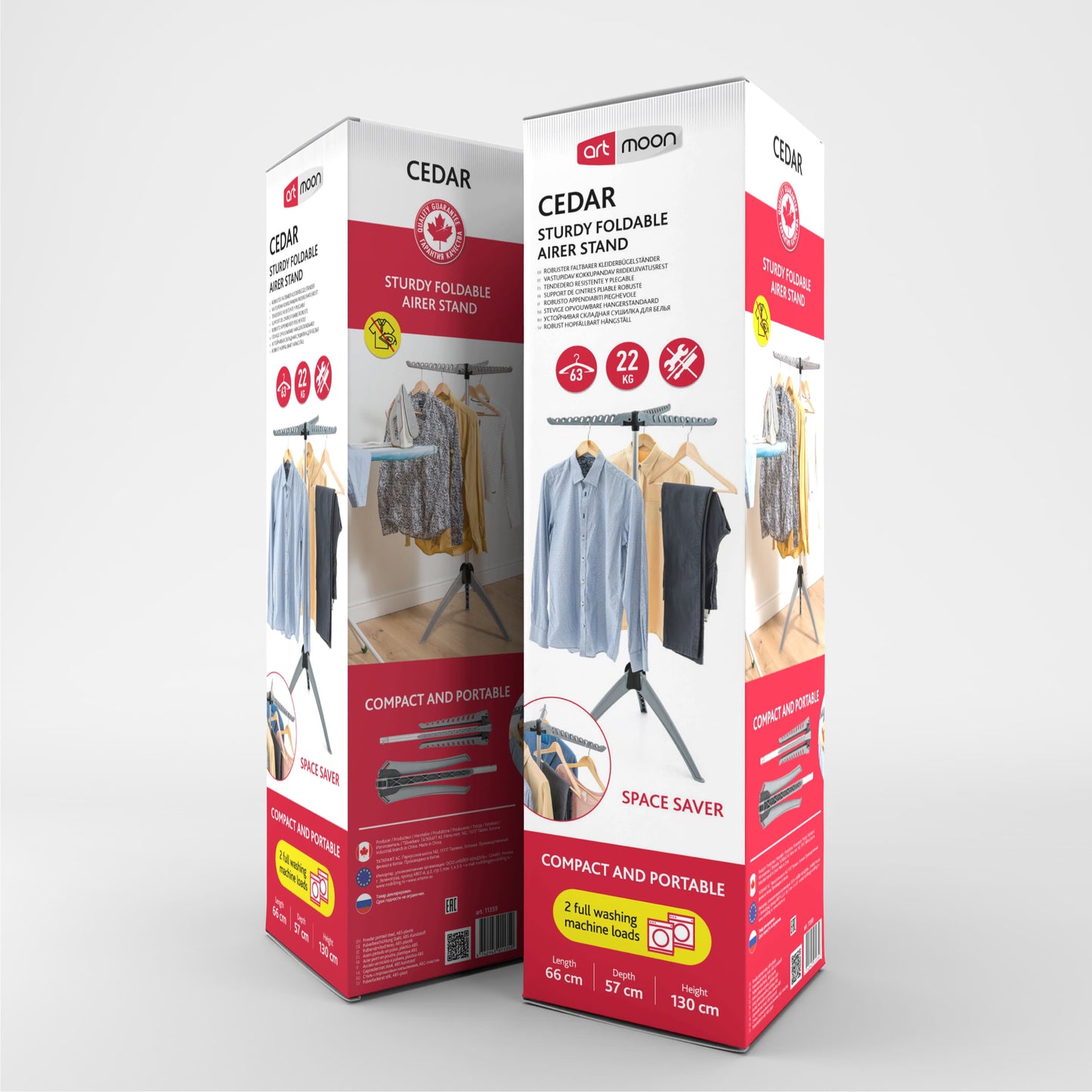 pacote de rack de cabide de art moon Cedar