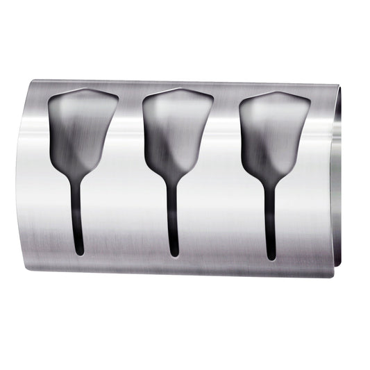 Porta-toalha sem furar com 3 clipes de toalha, autoadesivo, porta-toalha para cozinha e banheiro, Tatkraft Bell, 1