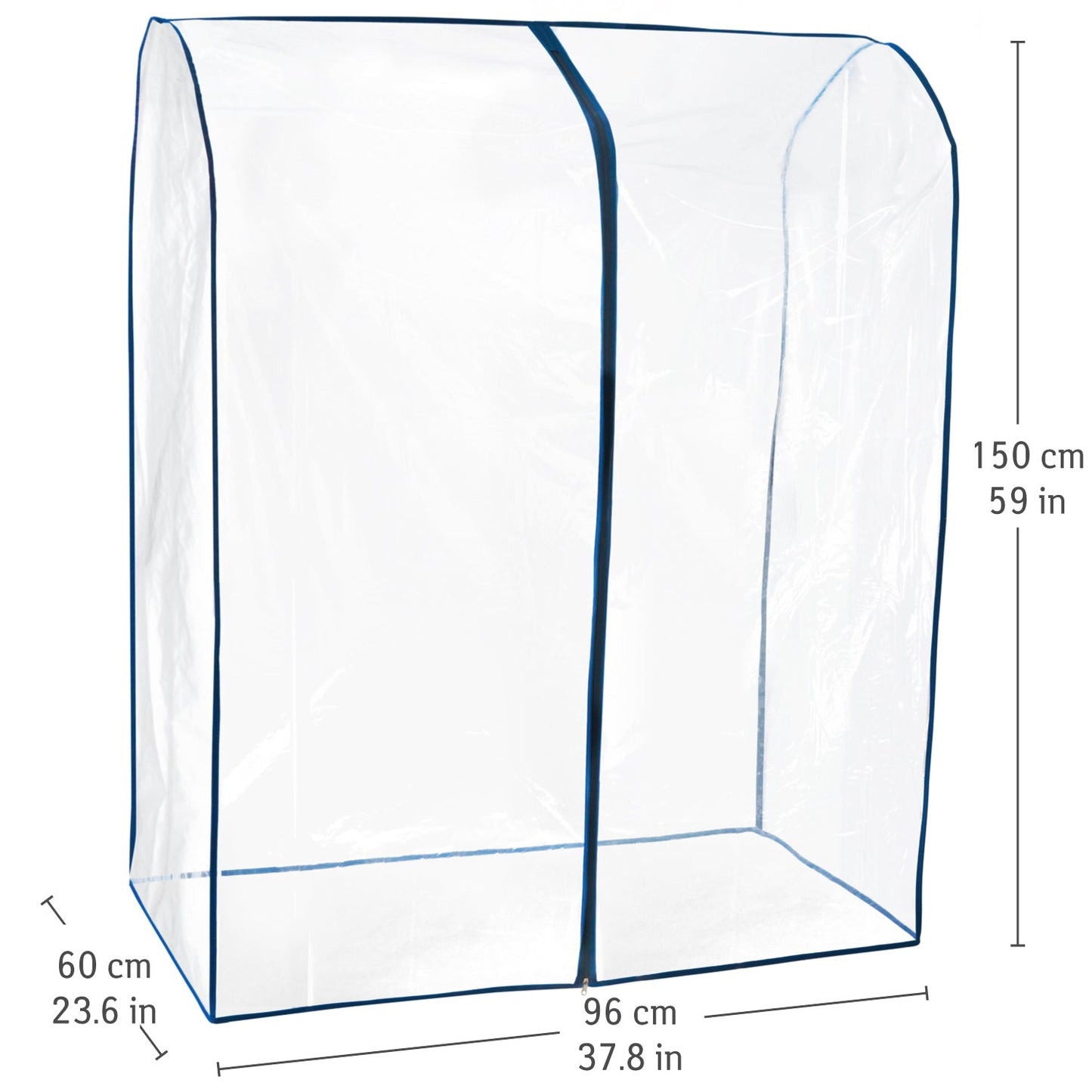 Proteção contra poeira para cabideiros, capa de cabideiro, proteção de roupas contra umidade, sujeira, L96 cm, Tatkraft Screen, 2