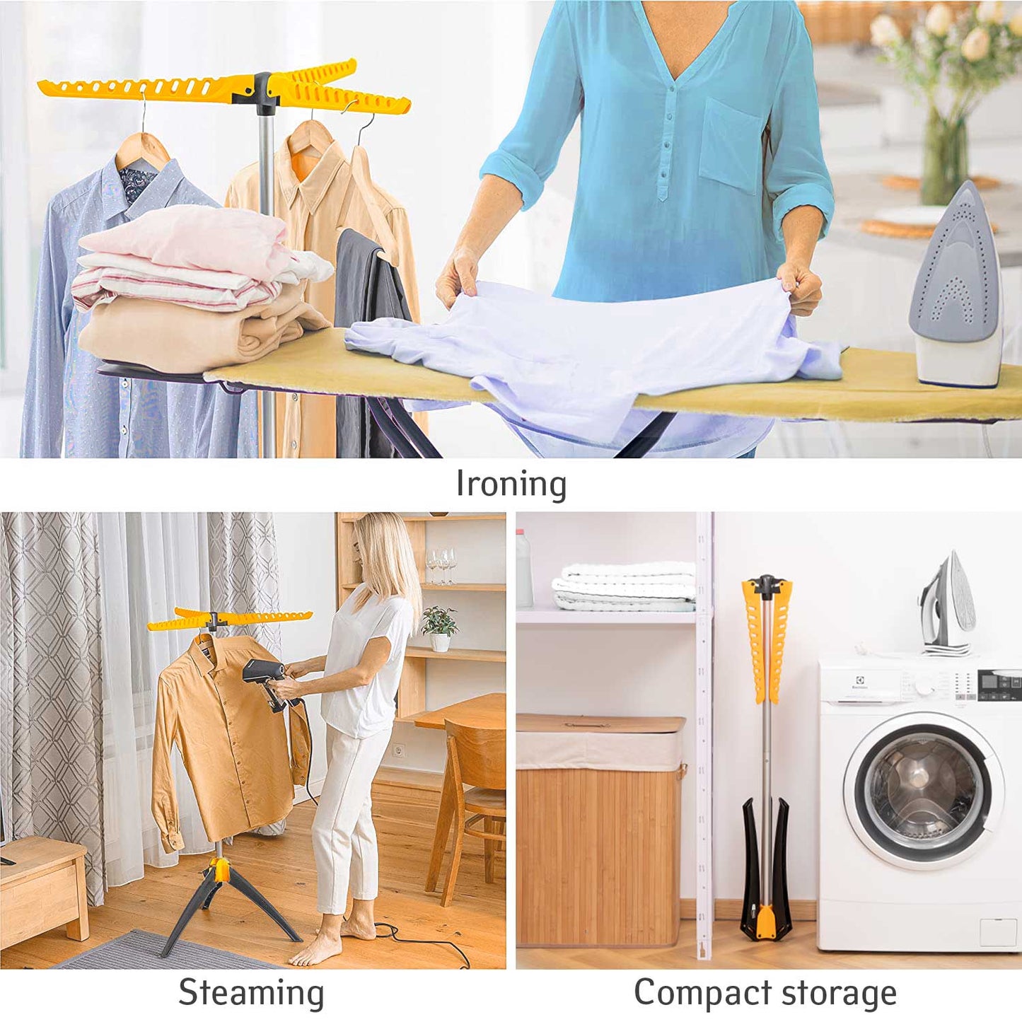 art moon Elm - escorredor para passar, cozinhar a vapor e armazenamento compacto
