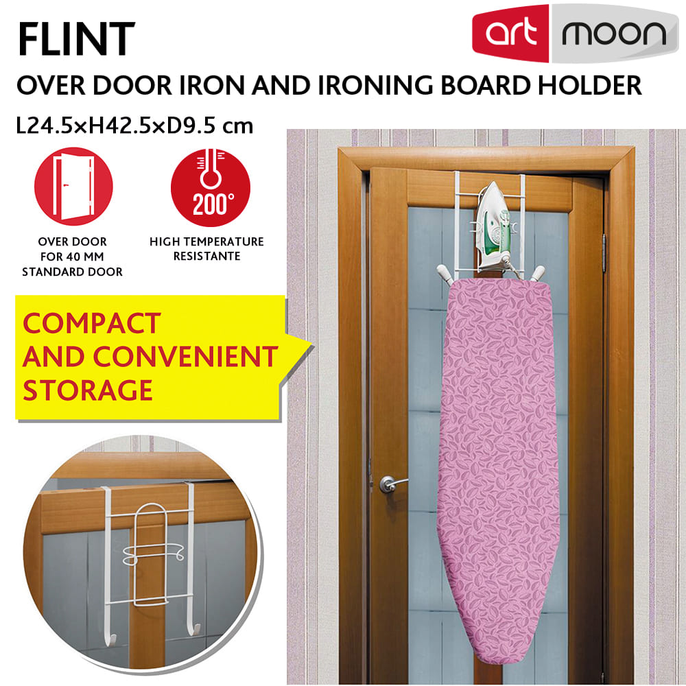Suporte para tábua de passar roupa na porta
