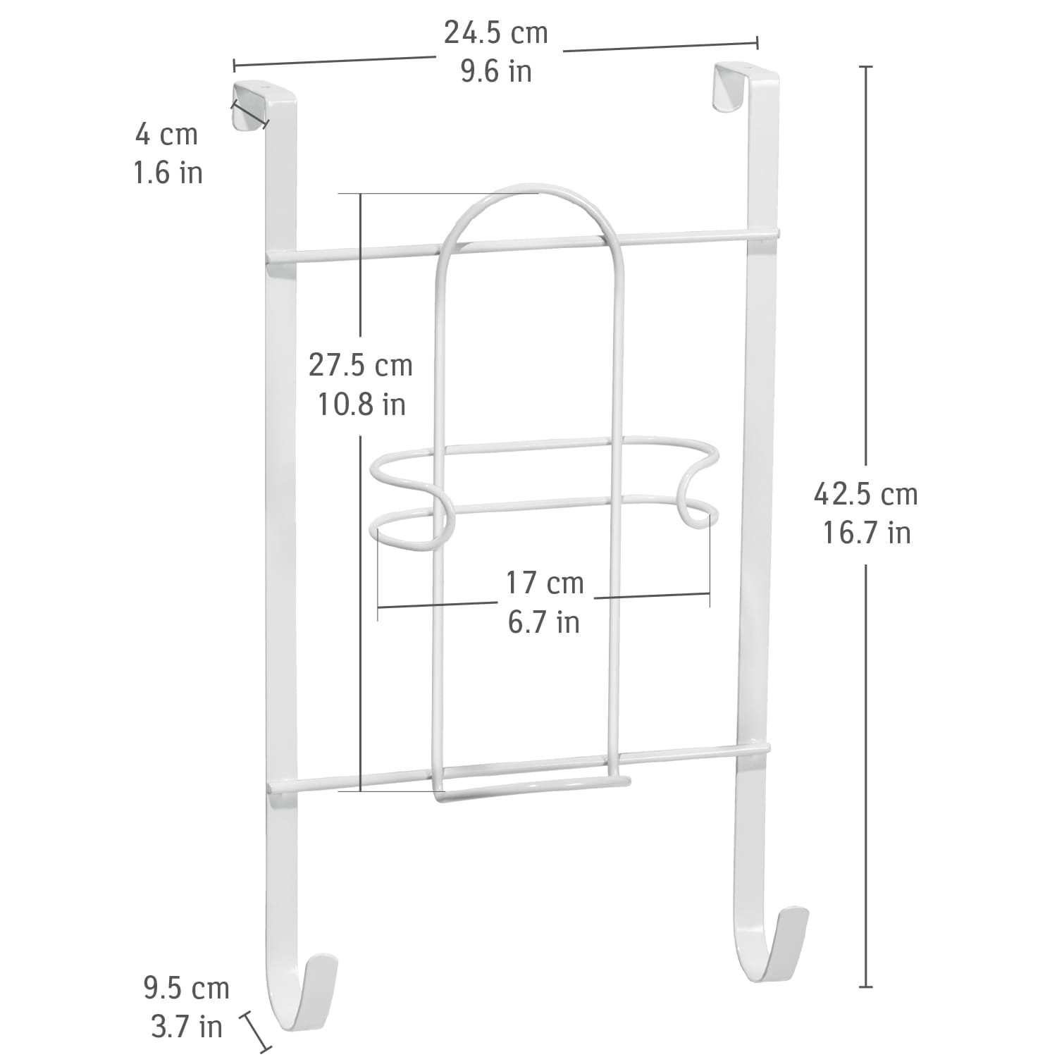 Suporte para tábua de passar roupa para pendurar