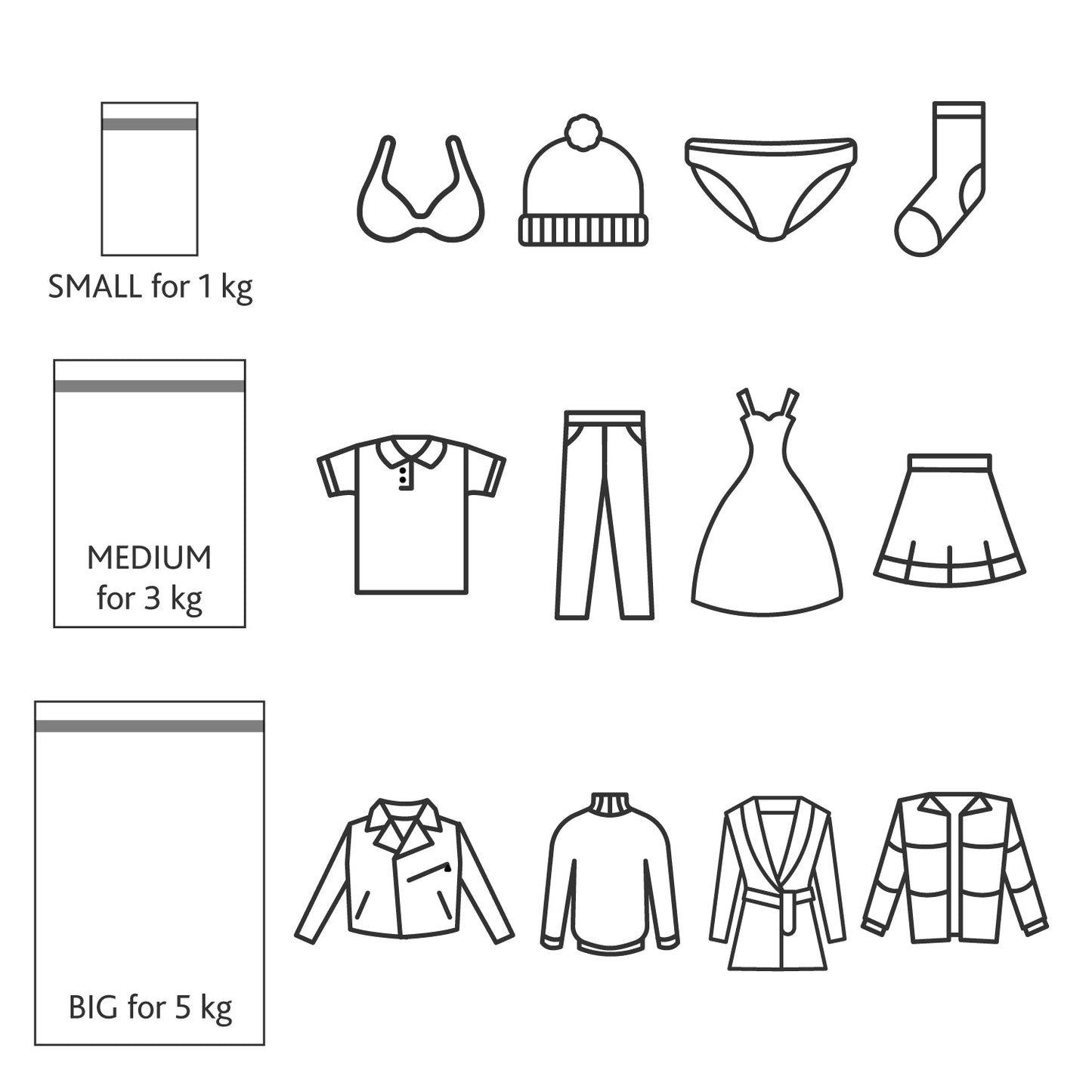 art moon Trio Saco de roupa suja de 3 peças para máquina de lavar, 1